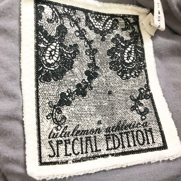 Lululemon Spacial Edition Knit Gray Scuba Hoodie - Picture 5 of 11